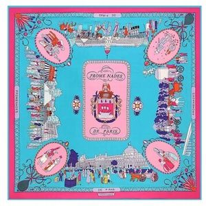 NWT 100% PURE SILK PRINT SCARF BIG STOLEN SHAWL